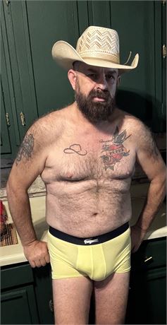 Yellow LaCoste Trunks