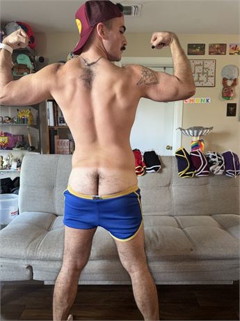 Adj Otters workout shorts - Blue