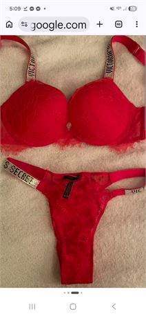 Used bra & thong