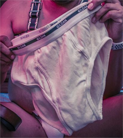 Dad's Gildan Tighty whities