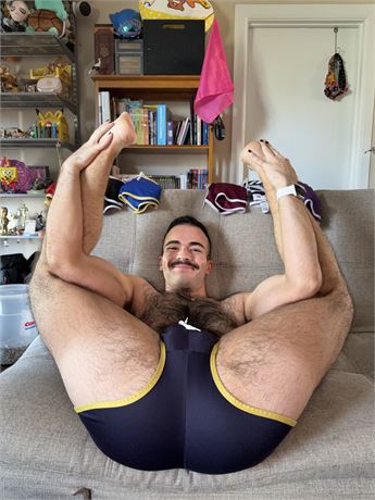 Adj Otter’s Workout Shorts - Dark Blue
