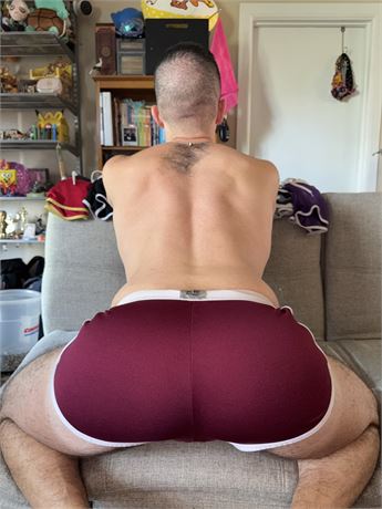 Adj Otter’s Workout Shorts - Maroon