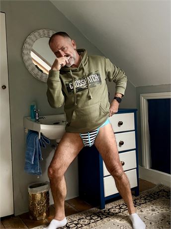 🔥 Worn “AIRMAIL” Jockstrap — From Daddy Bear’s Latest Shoot 🔥